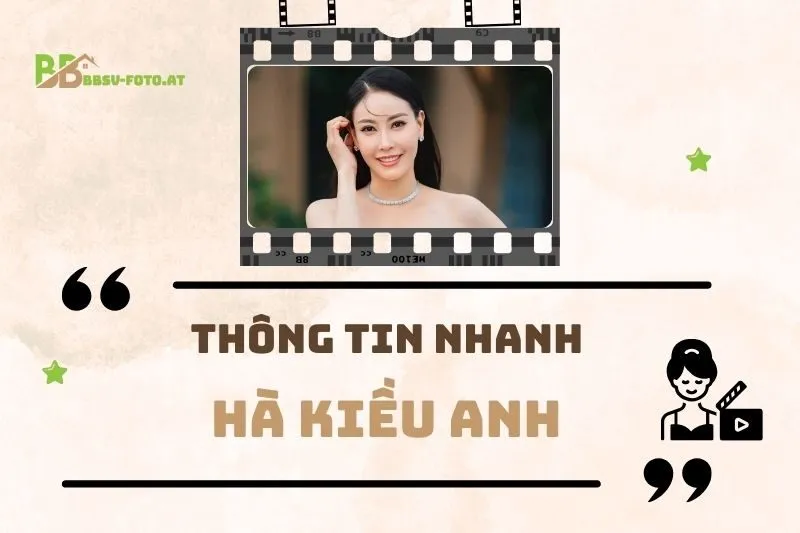 Thông tin nhanh về diễn viên Hà Kiều Anh