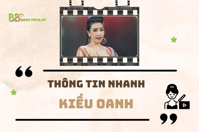 Thông tin nhanh về diễn viên Kiều Oanh