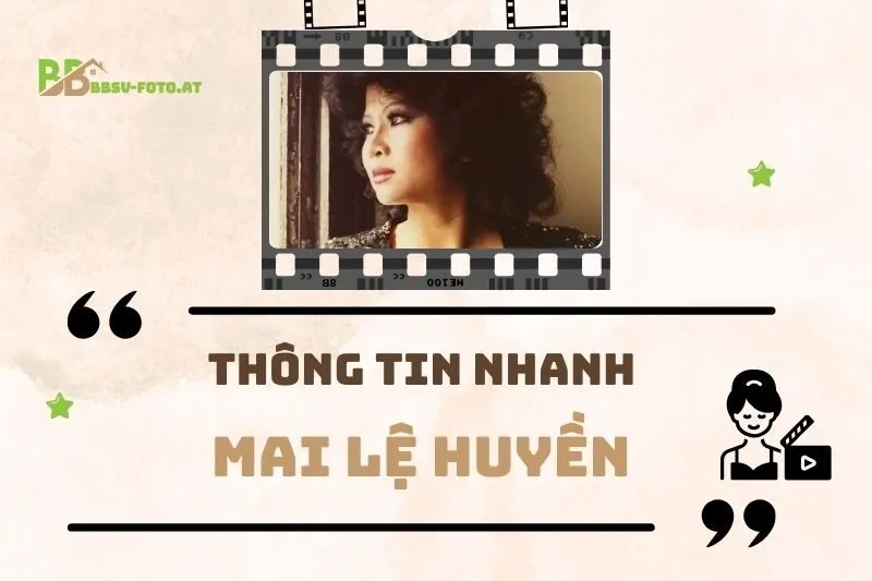 Thông tin nhanh về diễn viên Mai Lệ Huyền