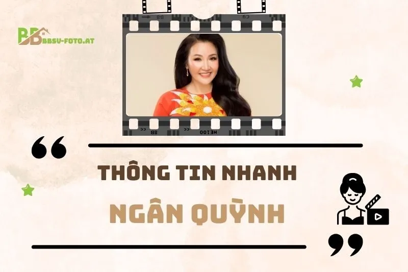 Thông tin nhanh về diễn viên Ngân Quỳnh