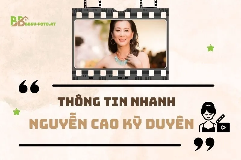 Thông Tin Nhanh Về MC Nguyễn Cao Kỳ Duyên