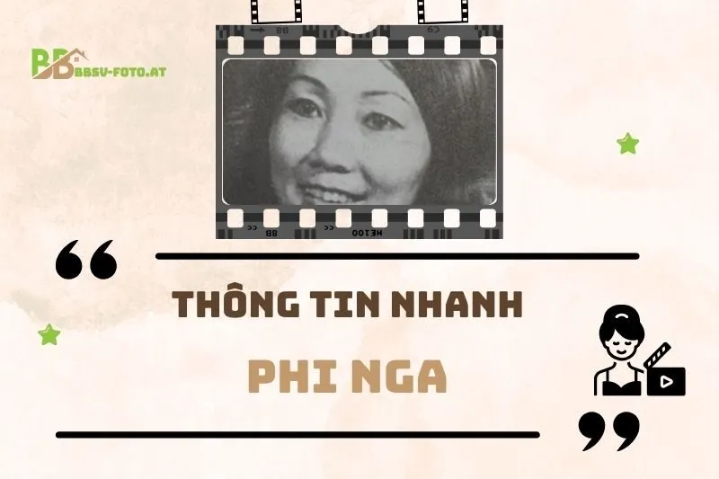 Thông tin nhanh về diễn viên Phi Nga
