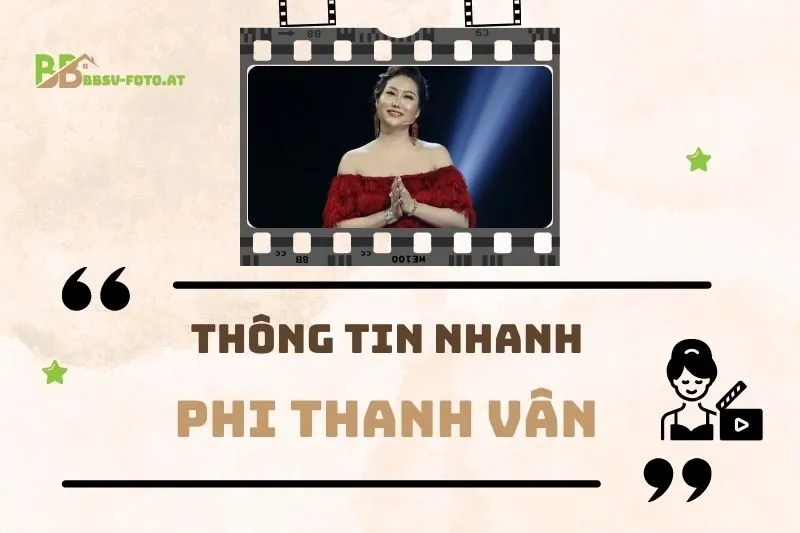 Thông tin nhanh về diễn viên Phi Thanh Vân