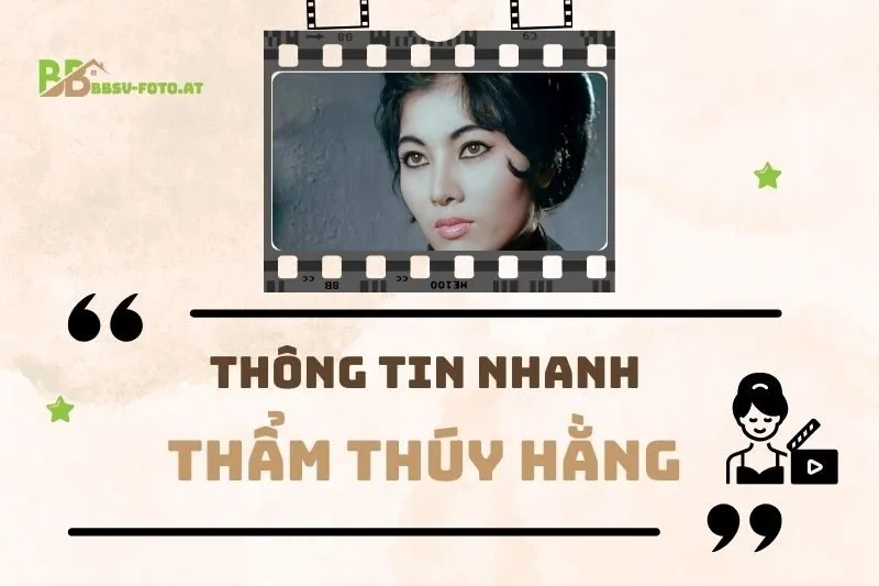 Thông tin nhanh về diễn viên Thẩm Thúy Hằng