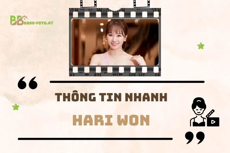 Thông tin nhanh về ca sĩ Hari Won