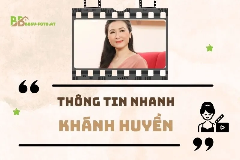 Thông tin nhanh về diễn viên Khánh Huyền