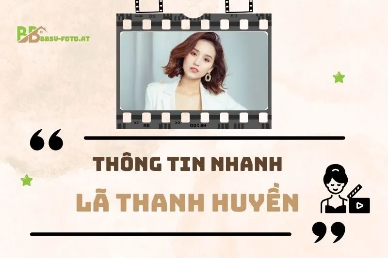 Thông tin nhanh về diễn viên Lã Thanh Huyền