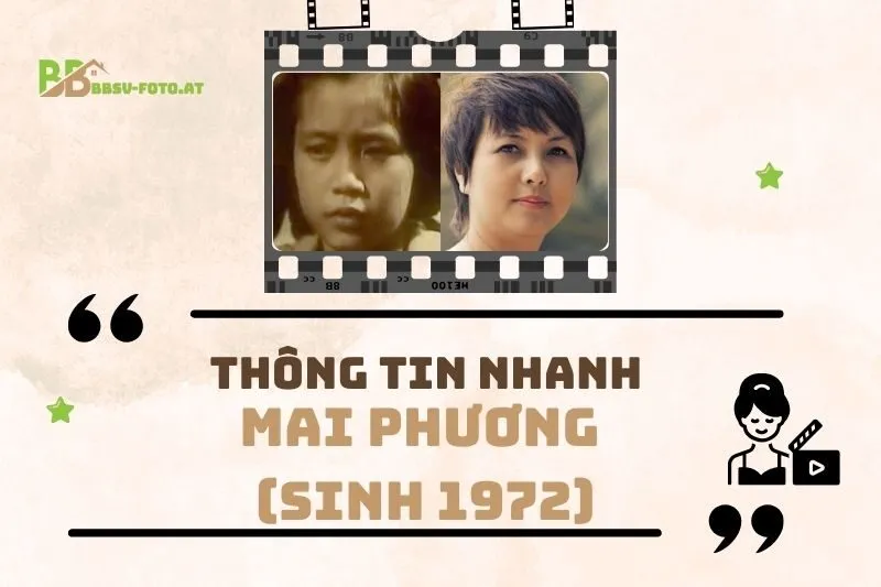 Thông tin nhanh về diễn viên Mai Phương (sinh 1972)